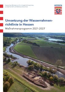 Titelseite Maßnahmenprogramm Hessen 2021 bis 2027